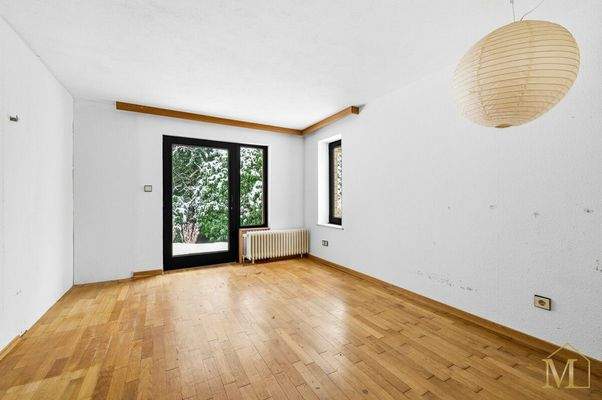 Kinderzimmer mit angrenzender Dachterrasse WE 1