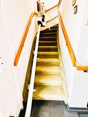 Treppe mit Personenlift