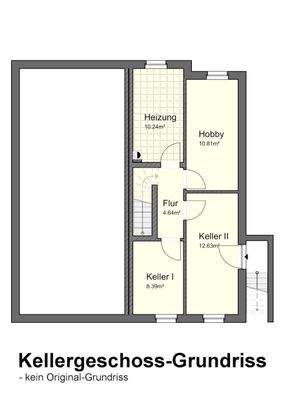 Kellergeschoss-Grundriss