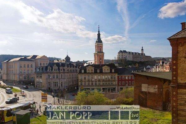 Blick aus dem Fenster zur historischen Altstadt 