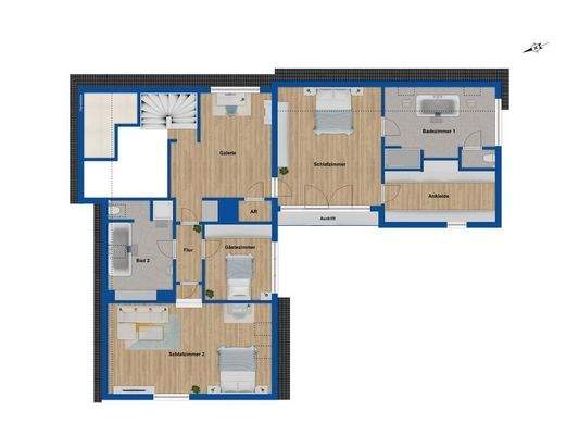 Grundriss - Dachgeschoss