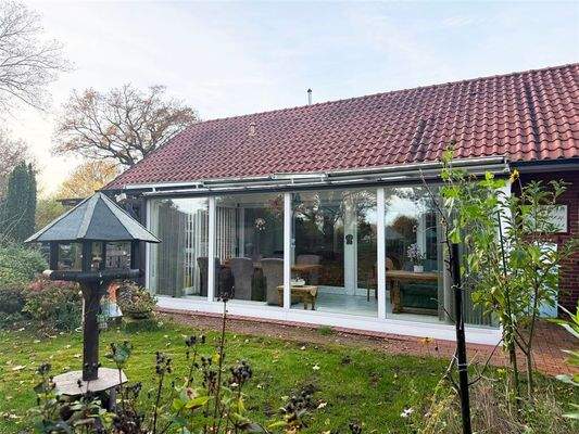 Außenansicht des Wintergartens