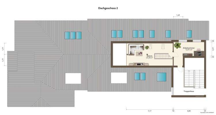 Grundriss Galeriegeschoss
