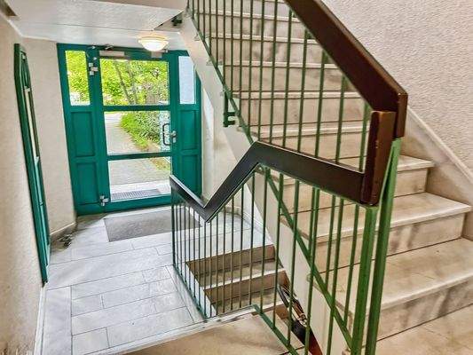 Blick aus dem Treppenhaus 