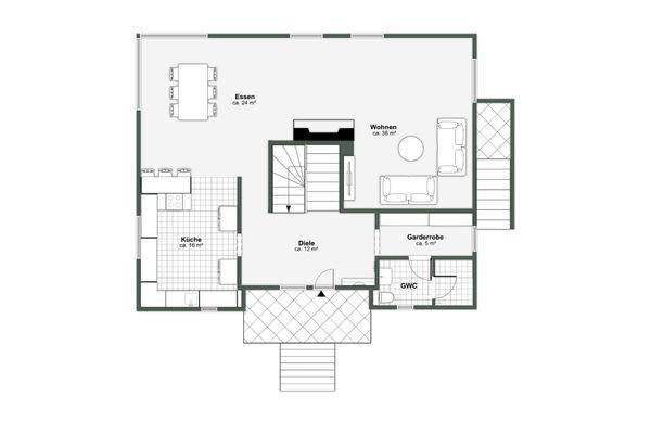 Grundriss Erdgeschoss