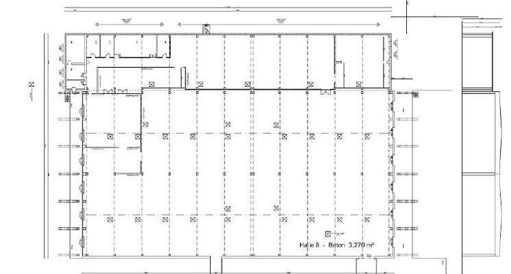 Grundriss Halle 8