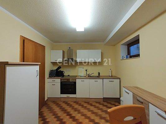 Die Küche im Untergeschoss