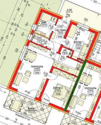 Grundriss OG Haus A Top 5