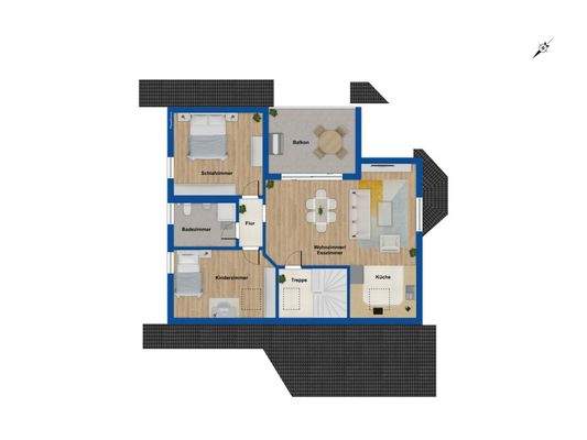 Grundriss Dachgeschoss