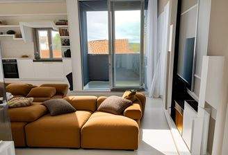 Wohnzimmer mit BLK Muster