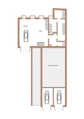 Gewerbe Grundriss Kellergeschoss