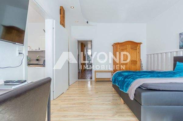 Schlafzimmer Zugang Tageslichtbad 