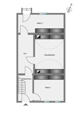 Unter- bzw. Erdgeschoss