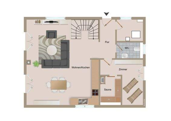 Grundriss Erdgeschoss