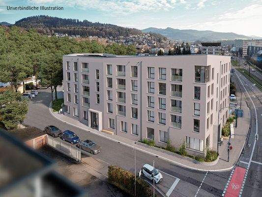 Unverbindliche Illustration: Blick von Nordwest