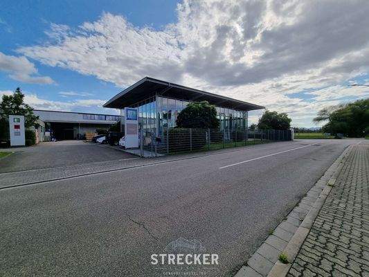 Blick auf die Zufahrt