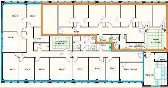Planungsskizze 1. OG 