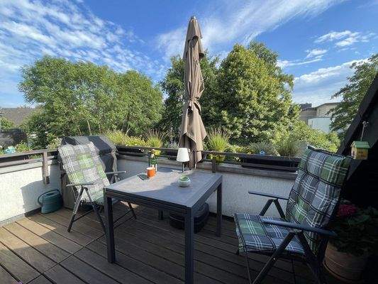 Dachterrasse in Südlage