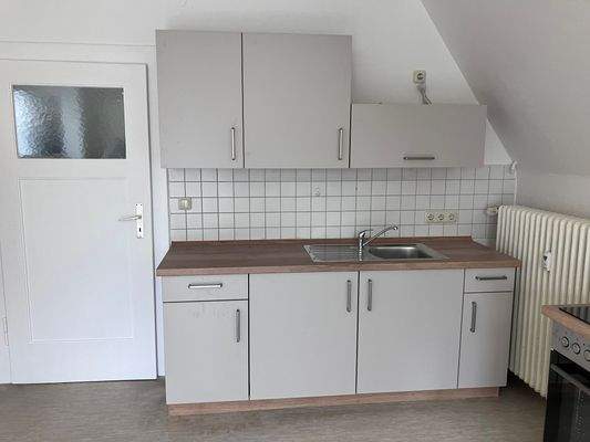 Kochbereich mit Küchenzeile