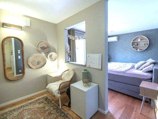 Ankleide und Schlafen