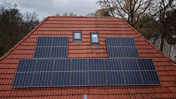 Solaranlage Südseite