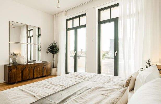 Schlafzimmer mit En-Suite Bad