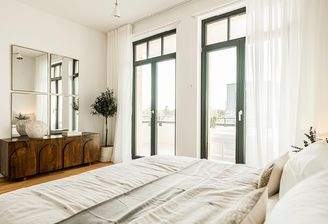 Schlafzimmer mit En-Suite Bad