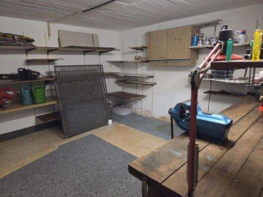 die Werkstatt im Keller