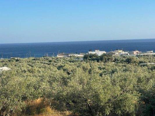 Kreta, Koutsouras: Tolles Baugrundstück in Meeresnähe zu verkaufen