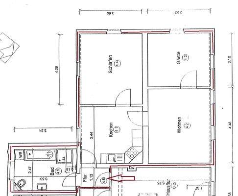 Grundriss 1.OG rechts