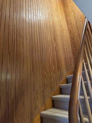 Treppenaufgang ins Dachgeschoss