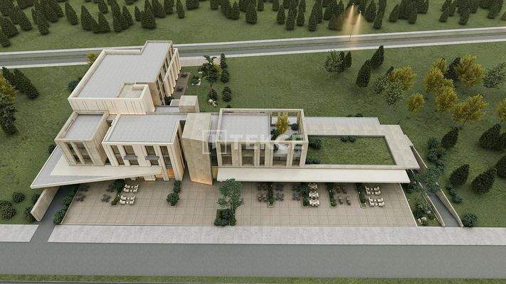 Shops and Offices on the Main Street in İncek Ankara