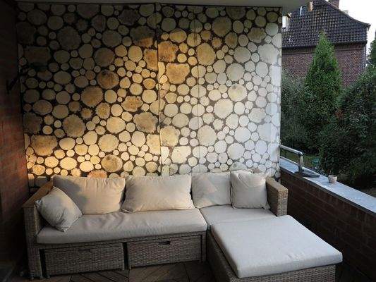 Terrasse mit Blick ins Grüne