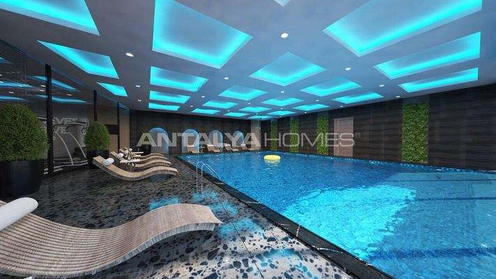 Apartments with Rich Amenities near the Beach in Alanya