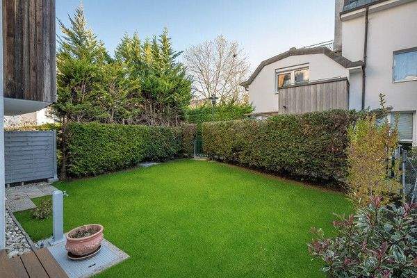  Sonniger Garten (Foto wurde mit KI bearbeitet) 