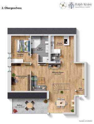 Grundriss 2. Obergeschos