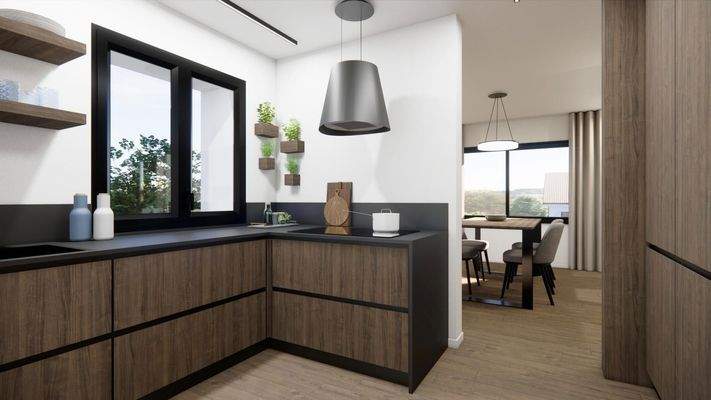 Wohnung 3 - Küche/Essbereich