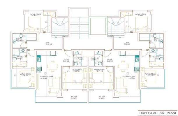 New Build Properties Near the Sea in Mahmutlar Alanya