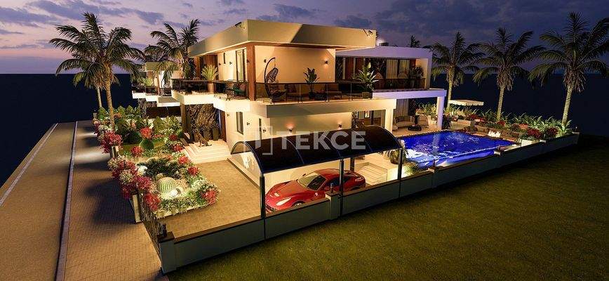 Detached Villas with Private Pools in Edremit Girne