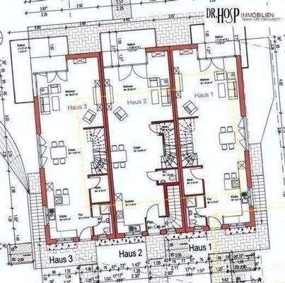 Erdgeschoss Süd der Maisonettewohnung
