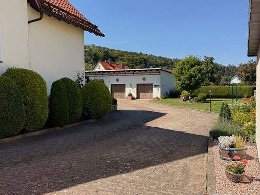 Zufahrt zum Grundstück