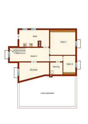 Der Keller Grundriss