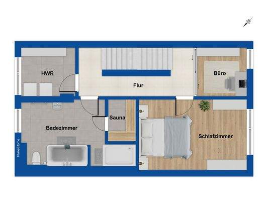 Grundriss Obergeschoss