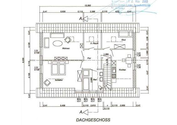Grundriss Dachgeschoss