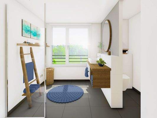 Dachgeschoss_Badezimmer_160 m² Ruhepol_rechte Hälf