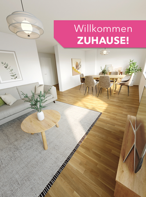 Willkommen Zuhause - Beispielvisualisierung