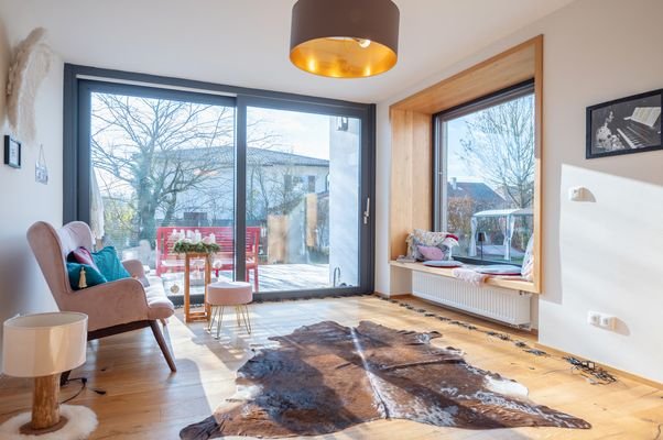 Sitzplatz mit Ausblick