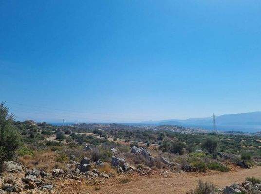 Kreta, Agios Nikolaos: Baugrundstück mit Meerblick zu verkaufen