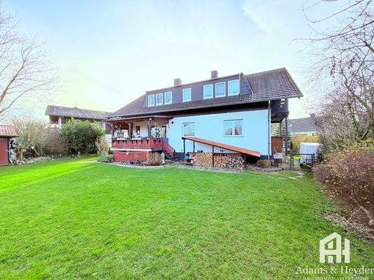 Gartenansicht des Hauses