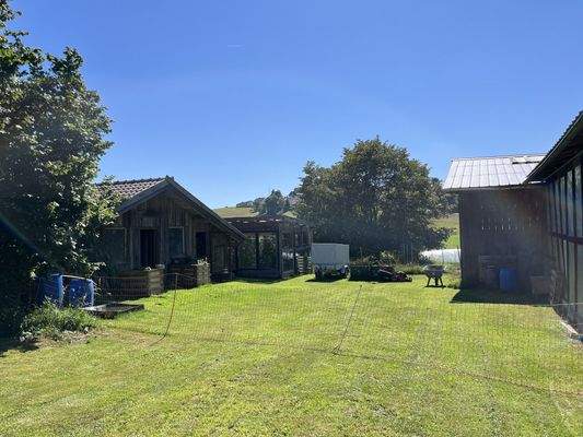 Ansicht, Garten hintere Teil